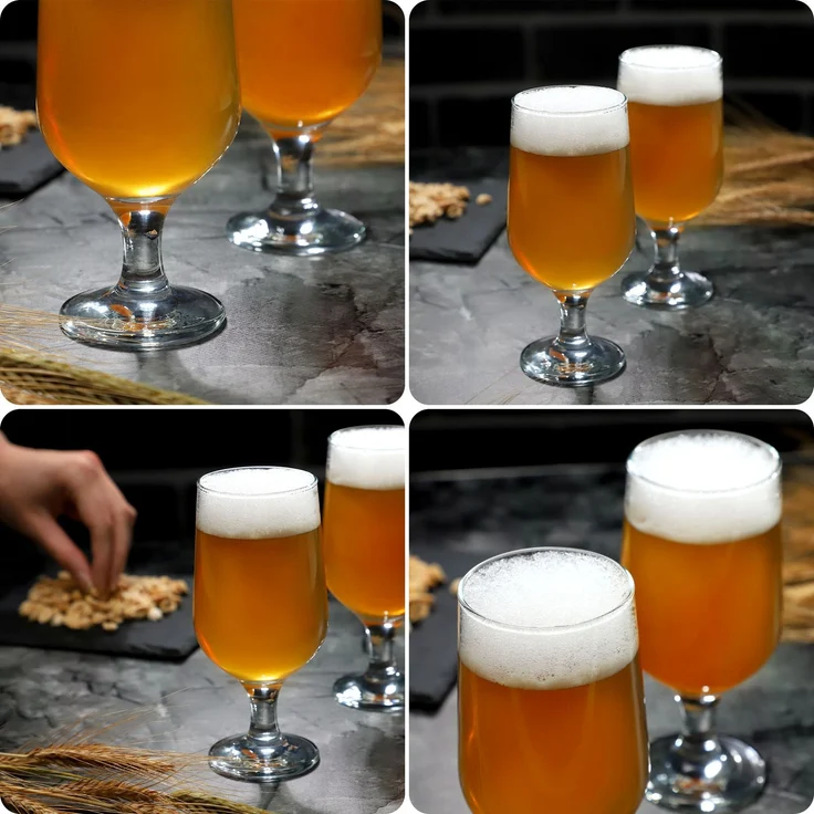 KADAX Bierkrug Pokale Gläser 385ml 6 Stk – Bild 5