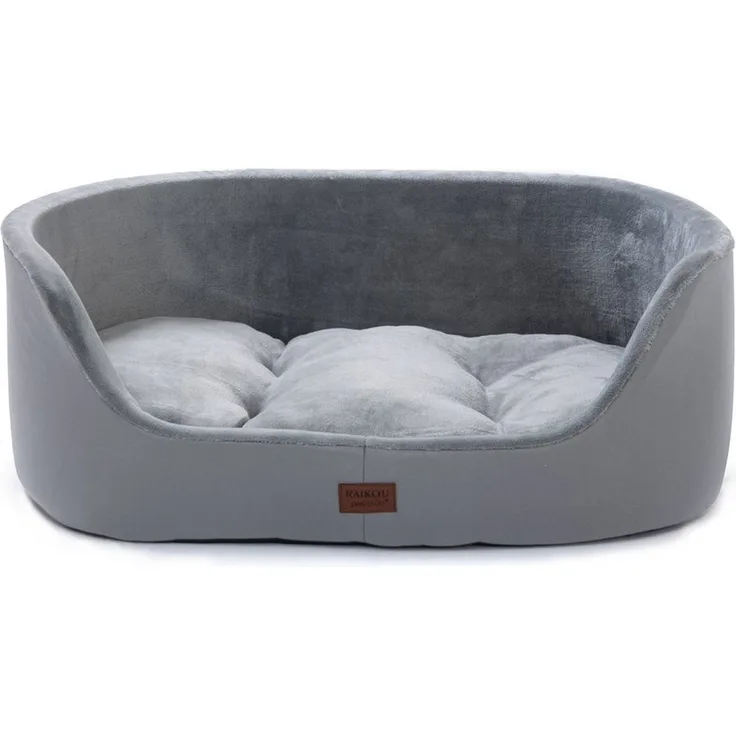 M-Diamant Tierbett Orthopädisches Hundebett Komfortables Hundekissen Hundesofa mit Rand, Polyester, ideal als Kopfstütze