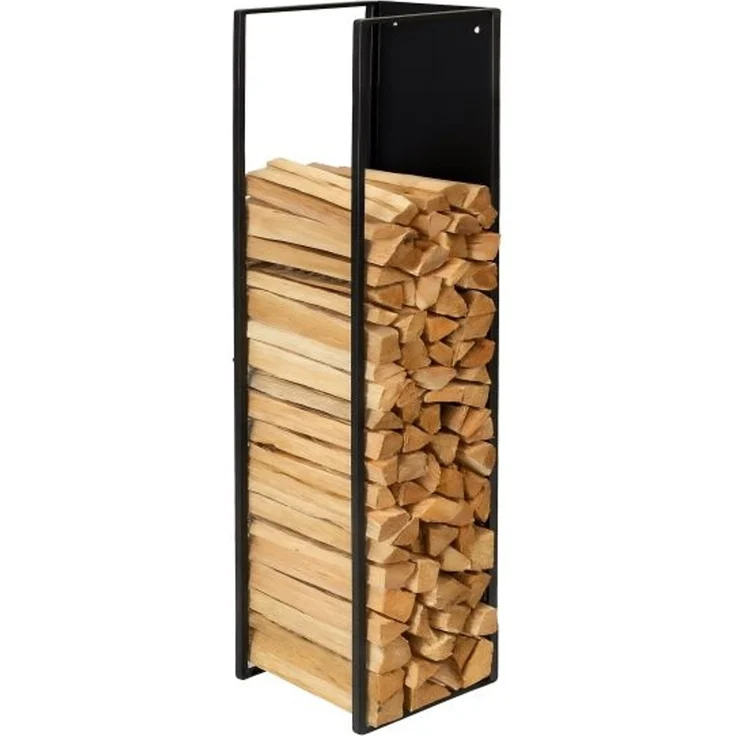 Relaxdays Kaminholzregal Wandmontage – Bild 1