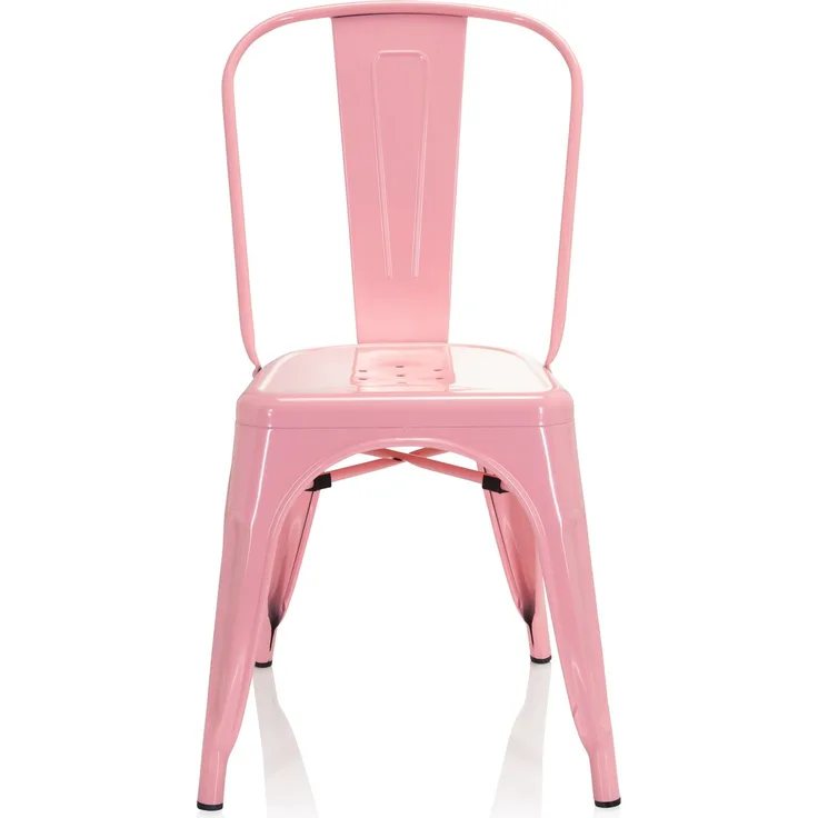 hjh OFFICE Besucherstuhl Konferenzstuhl VANTAGGIO COMFORT Metall, Rosa