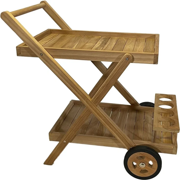 Teakholz Servierwagen SIMPLY – Bild 1