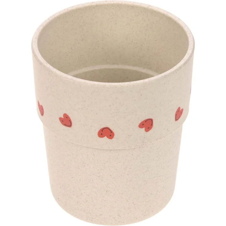 Lässig Tasse - Happy Rascals - Heart Lavender Weiß – Bild 1