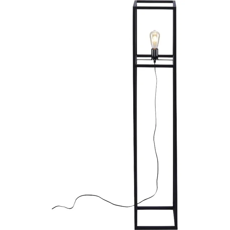 Stehleuchte, Gestell schwarz, Höhe 130 cm