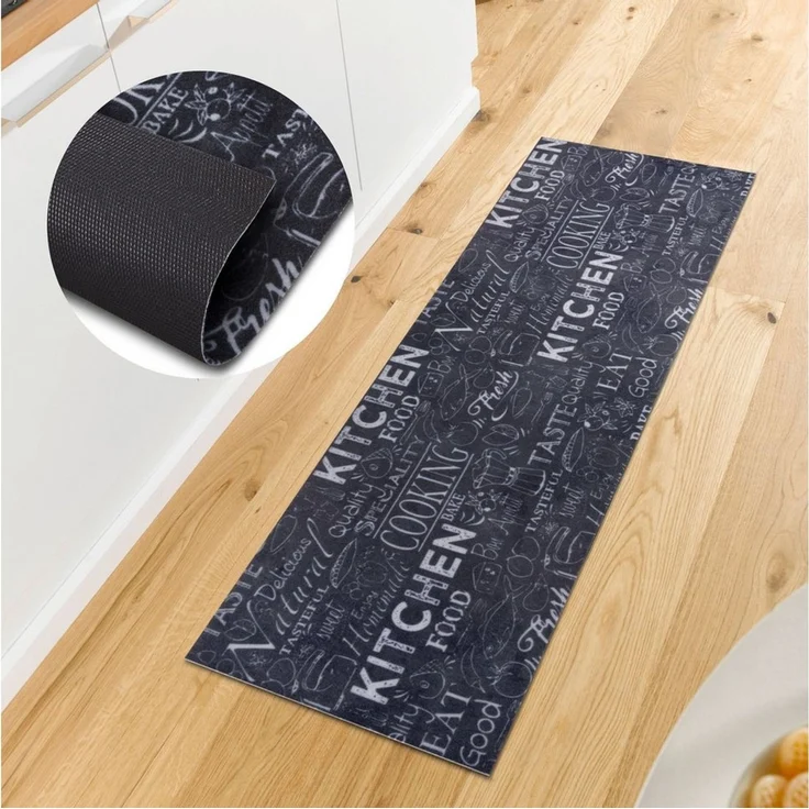 HANSE Home Küchenläufer Wild Kitchen Board, rechteckig, Höhe: 3 mm, Läufer, Rutschfest, Küchenteppich, Küche, Teppich, Pflegeleicht, Flur – Bild 1