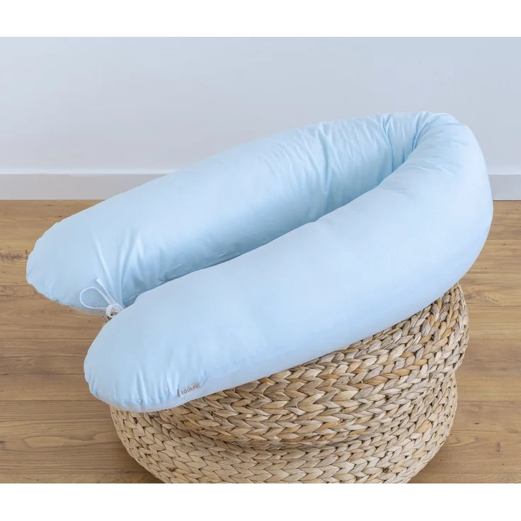 Loolay Seitenschläferkissen Classic BEIGE GRAU WEIß ROSA GELB BLAU Kissen Schwangerschaftskissen, multifunktionales Lagerungskissen M/L oder L/XL für Kinder Frauen und Männer, 170 o. 190 cm Standard Stillkissen inkl. 100% Baumwolle Bezug, LOOLAY® - 100... – Bild 3