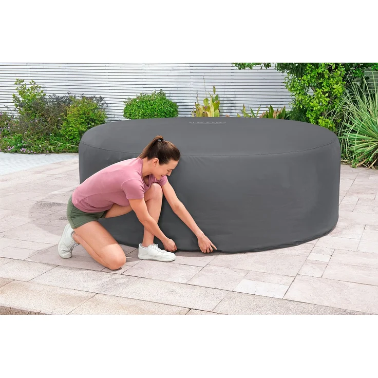 LAY-Z-SPA® Xtras EnergySense™ Plus Thermo-Komplettabdeckung Ø 216 x 80 cm, rund – Bild 2