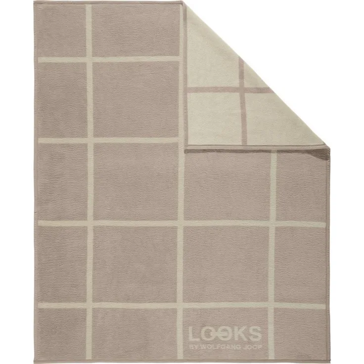 Wohndecke Wohndecke 2er-Pack, LOOKS by Wolfgang Joop, Baumwollmischung Karo