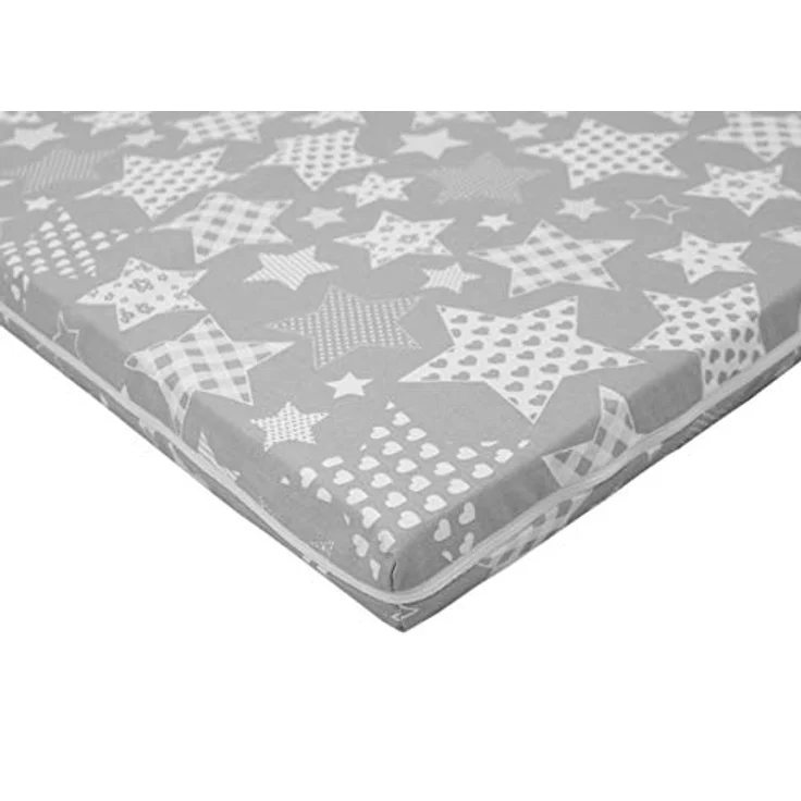 Kindermatratze Babymatratze mit Baumwollbezug, waschbar & rollbar–Allergikergeeignet, Best for Kids, 6 cm hoch, (Set), 60x120 cm, Bezug aus Baumwolle, Hergestellt in der EU – Bild 3