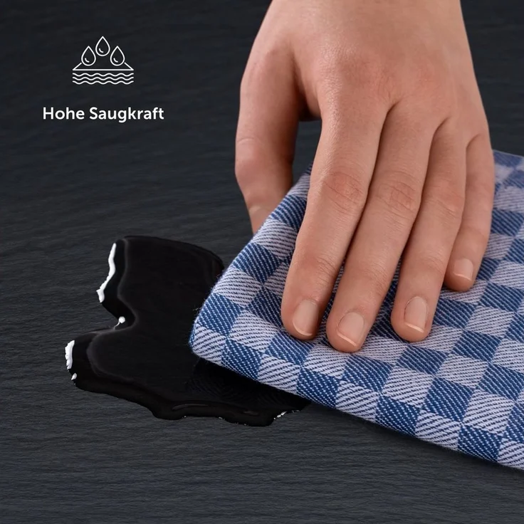 Blumtal Geschirrtuch Premium Geschirrhandtücher in 50 x 70 cm, (Set, 20-tlg, 5, 10 oder 20 Geschirrtücher), 100% Baumwolle, Oeko-TEX® Zertifiziert – Bild 4