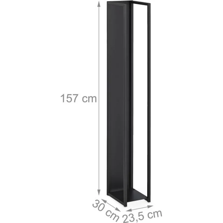 Hohes Kaminholzregal mit Rückwand 10048599 – Bild 4