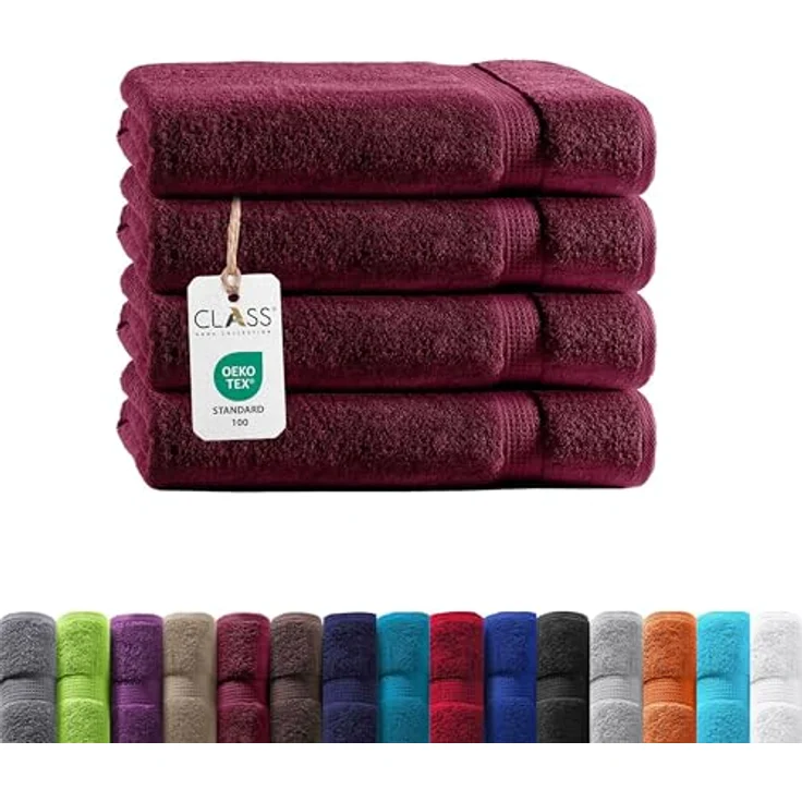 TRENDBUY24 Handtuch Set Handtücher Duschtücher Gästetücher Baumwolle Frottee Premium 4er Set, 100% Baumwolle (4-St), Duschtuch – Bild 2