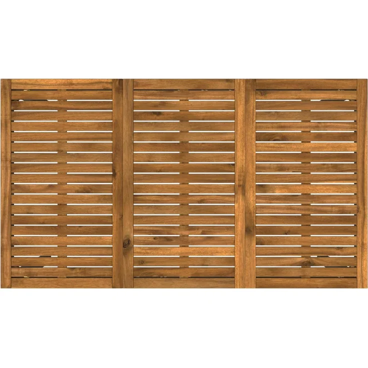 vidaXL Gartenbar-Tisch NAARDEN Natürlich und Schwarz 901346 – Bild 5