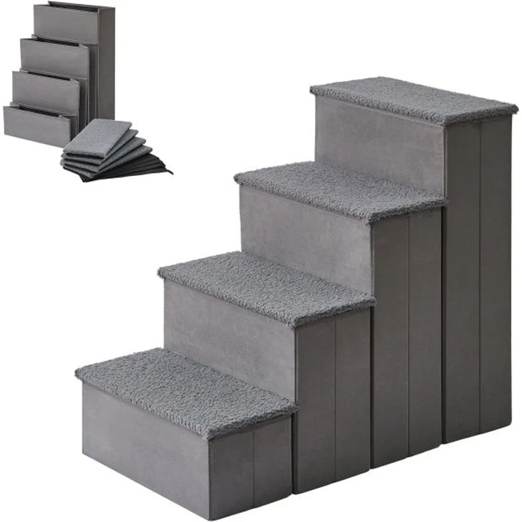 Relaxdays Faltbare Hundetreppe mit Stauraum – Bild 10