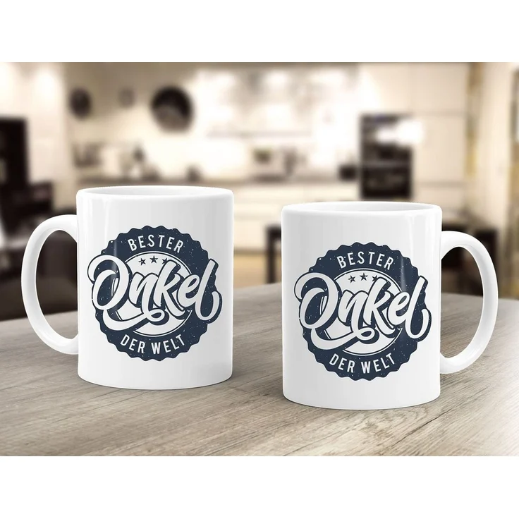MoonWorks Tasse Kaffeetasse Bester Onkel der Welt Geschenk Geschenktasse MoonWorks®, Keramik – Bild 2
