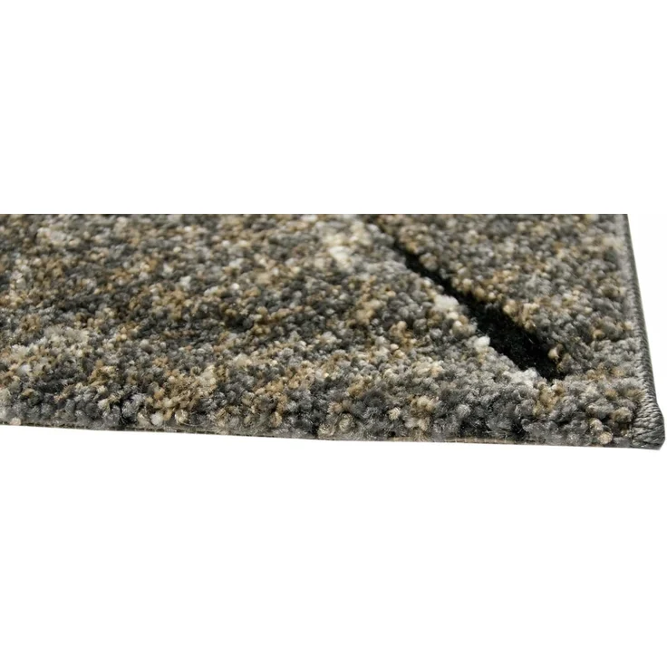 merinos Teppich Kurzflorteppich CARRARA, B 200 x H 290 cm, rechteckig, Höhe: 13 mm, Braun, in Holzoptik – Bild 6