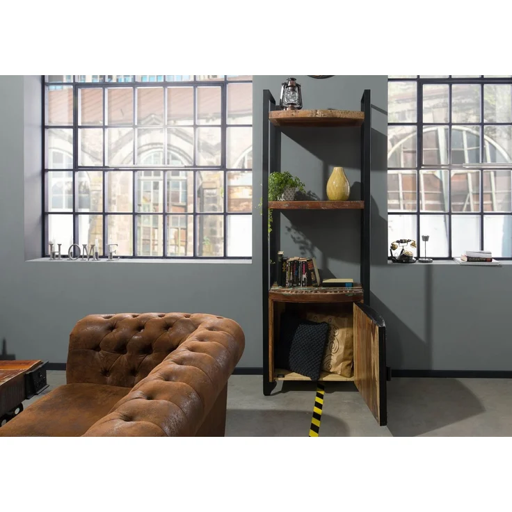 Regal Altholz 70x40x200 mehrfarbig lackiert INDUSTRIAL #44 – Bild 4