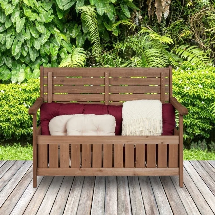 Gartenbank mit Stauraum – Bild 5