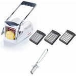 WESTMARK Pommesschneider mit Kartoffelschäler, 2tlg. Set, Stiftler mit 3 Schneideinsätzen