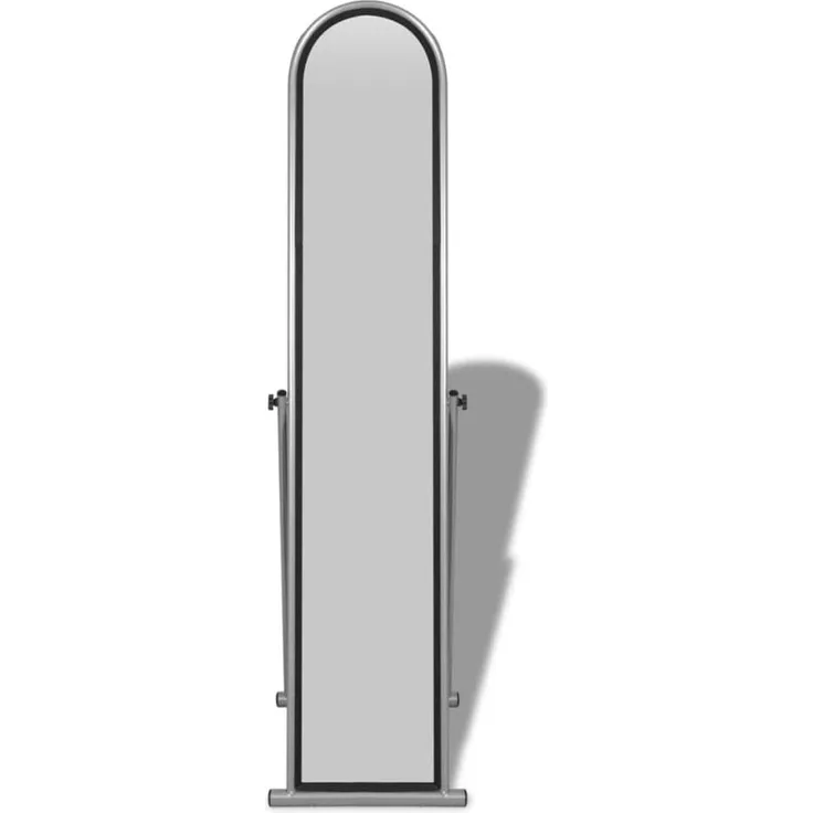Standspiegel Ankleidespiegel Ganzkörperspiegel grau 240580
