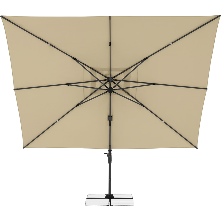 Doppler Sonnenschirm / Ampelschirm "LIFE 300 x 400 Side", sand, 300 x 400 cm – Bild 10