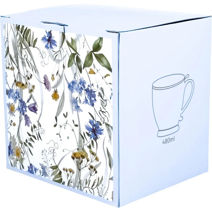 DUO Becher MELODY mit Fuß, 500 ml, inkl. Deckel und Teesieb, New Bone China Porzellan – Bild 6