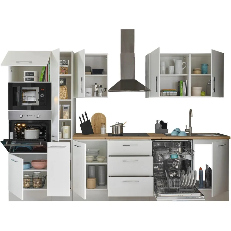 BASIC by Balculina Küchenzeile Turin, Breite 310 cm, wahlweise mit E-Geräten – Bild 2