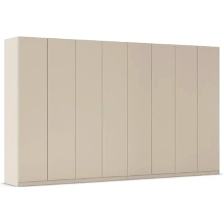 Rauch Möbel LUNIK, Kleiderschrank, Farbe Beige, Breite 360 cm | Schrank mit patentiertem Schnellmontagesystem, 8-türig, Push-to-open-Funktion, Zubehör Classic, Schlafzimmer, Ankleide – Bild 1