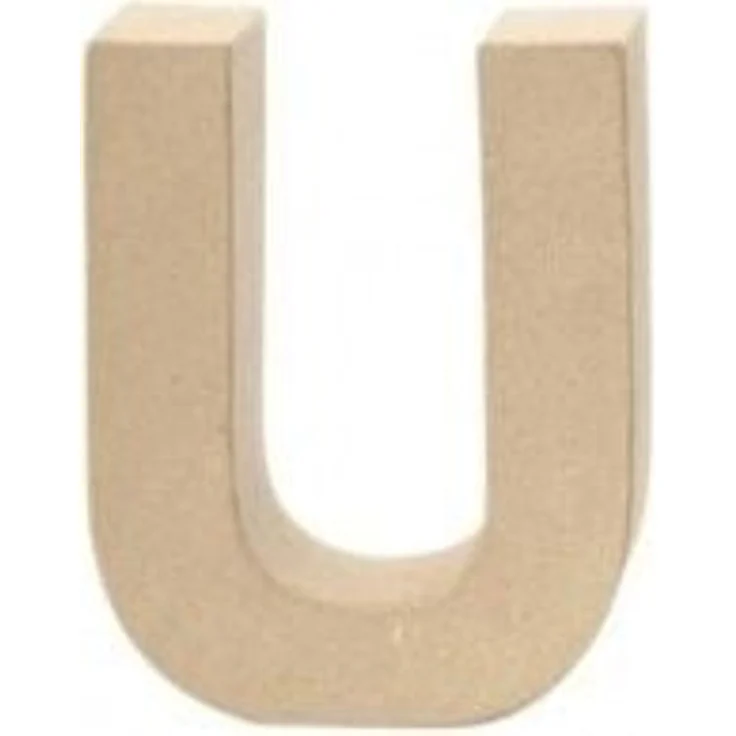 Glorex Papp-Buchstabe U 17,5 x 5,5 cm – Bild 1