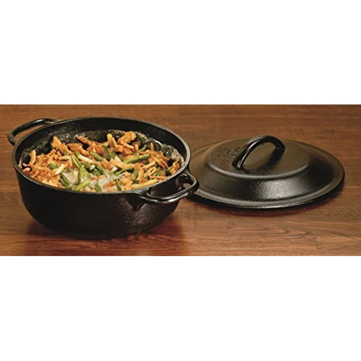 Lodge L2SP3 pre-seasoned Cast-Iron Serving Pot, 2-quart by Lodge – Bild 3