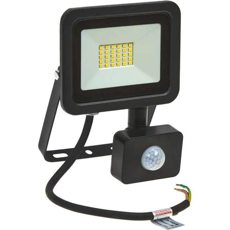 NOCTIS LUX 2 SMD 230V 20W IP44 WW black with sensor