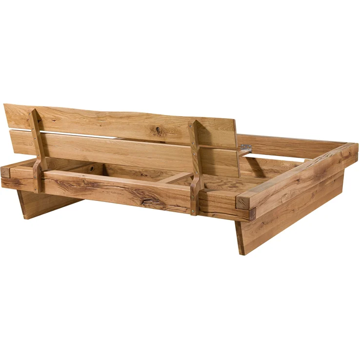 Bett mit Bettkasten Wildeiche 180x200 natur geölt INNSBRUCK #280 – Bild 11