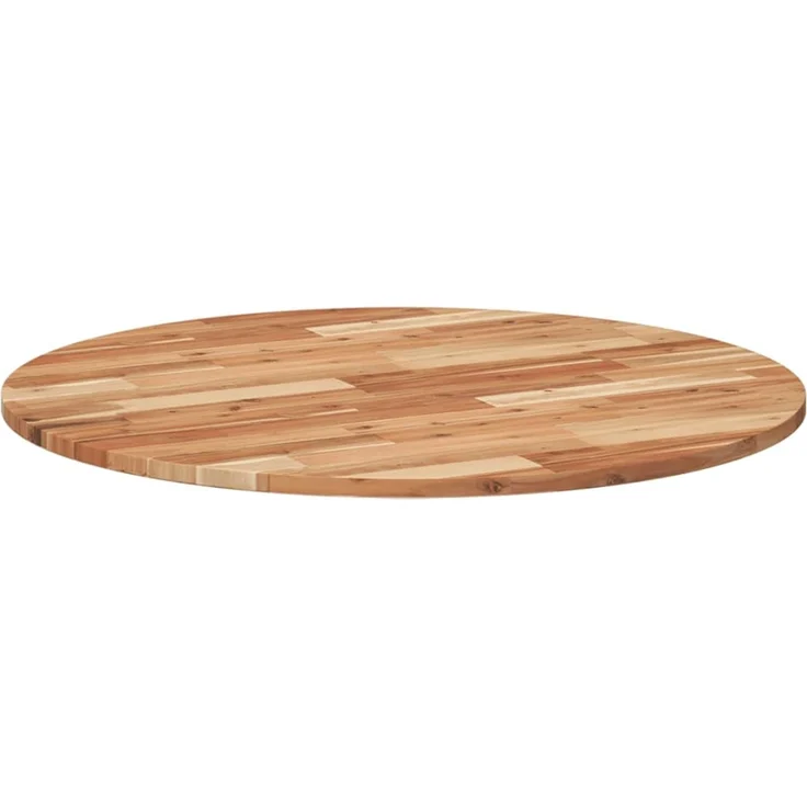 vidaXL Tischplatte Rund Ø90x2 cm Massivholz Akazie 4008699 – Bild 5