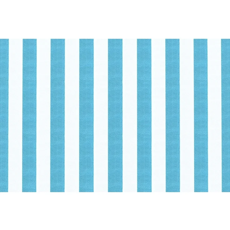 Gestreifte Outdoor-Chaiselongue, weiß und blau – Bild 3