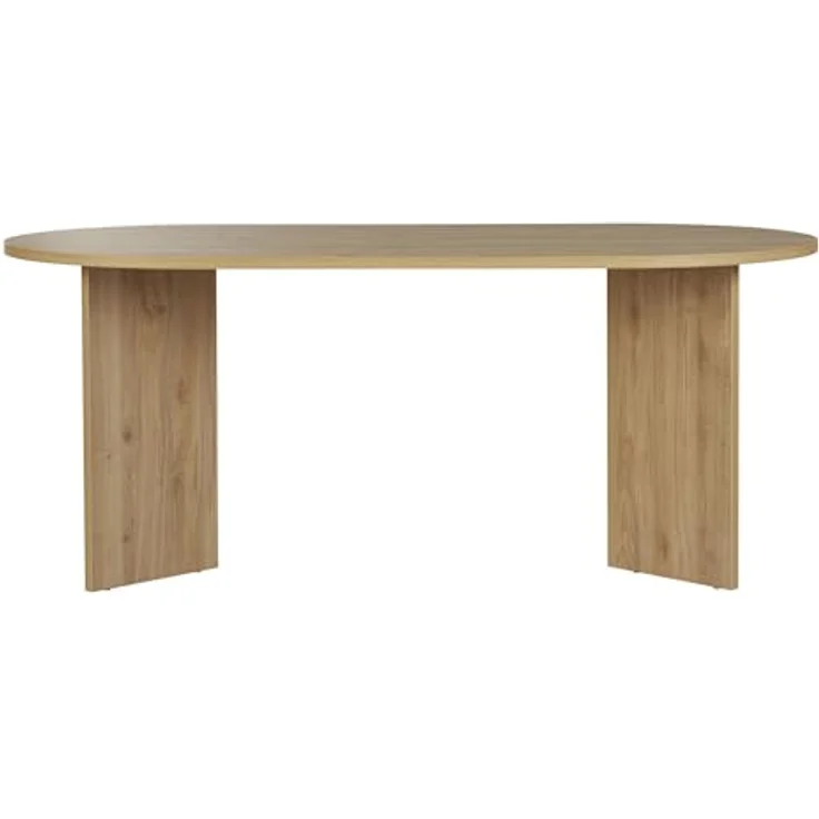Skye Decor Esstisch Sablin (1-St, 1 Tisch), modernes Design, stabile 180 x 90, Oval Tischplatte – Bild 7