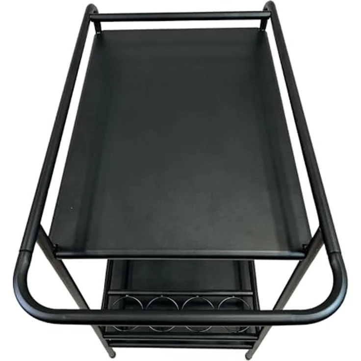 abc HOME Servierwagen Outdoor, zwei Ablageflächen, Flaschenhalterungen – Bild 6