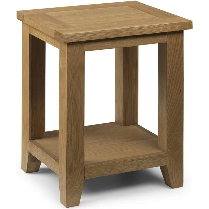 Julian Bowen Light Astoria Beistelltisch, Eiche, gewachst