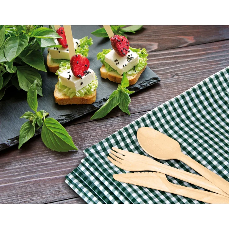 METALTEX Löffel 20 Stück aus Birkenholz / Holzbesteck / Camping-Besteck – Bild 3