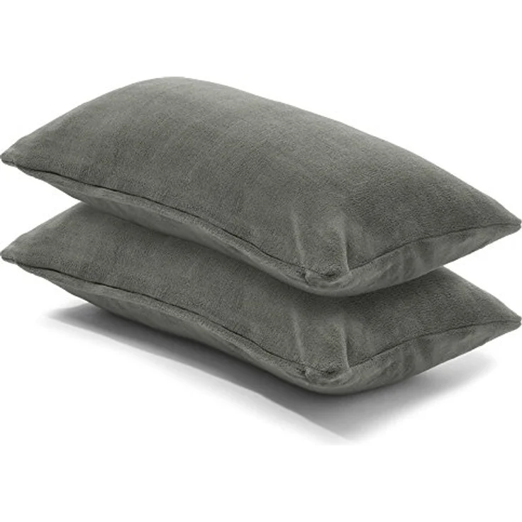 CelinaTex Kissenbezüge Comfortable Kissenbezüge Kissenhüllen 2er Set 40x80cm grau – Bild 2