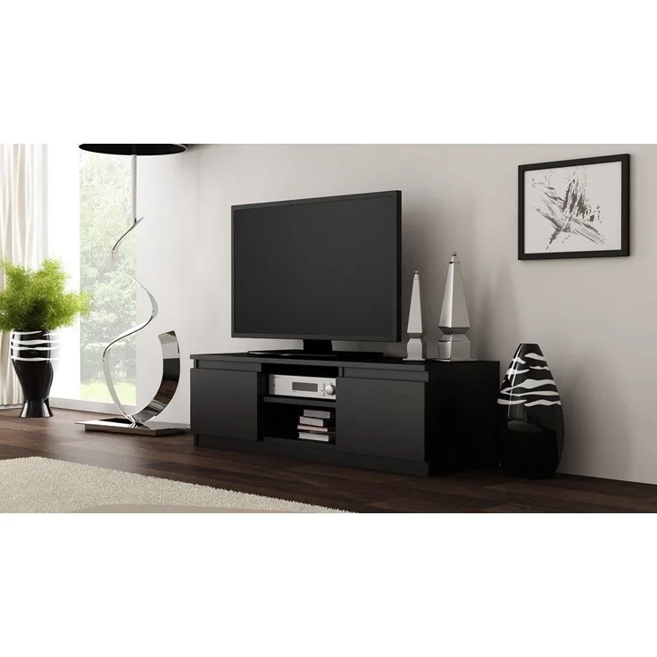 TOPESHOP LOWBOARD RTV120 Spanplatte Laminierte Spanplatte Czar 120 cm (H 36 x T 40 x B 120 cm)