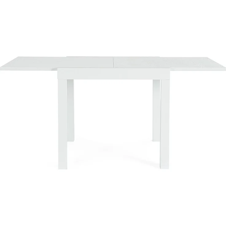 Gartenesstisch Cliv Aluminium, modern ausziehbar, Weiß, für 4–6 Personen, 80–160x80 cm – Bild 3