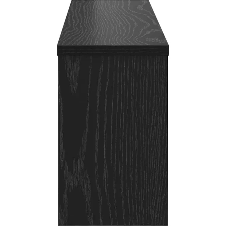 vidaXL Wandmontierter nachttisch Schwarz Eichen-Optik 75 x 16 x 26 cm 874316 – Bild 6