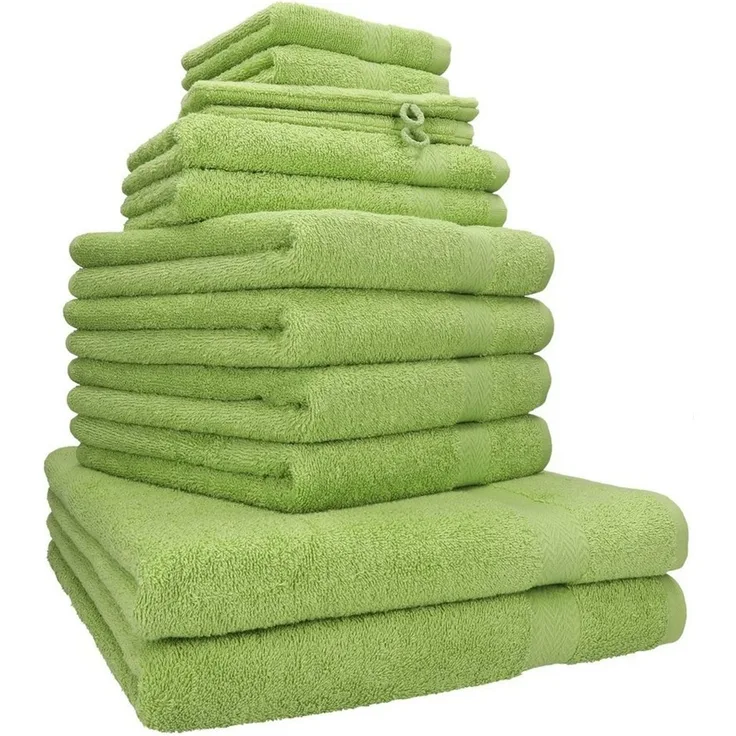 Betz Handtuch Premium Handtuch-Set Handtücher 12-tlg –hohe Grammatur, 100% Baumwolle (Set, 12-St), Duschtücher, Handtücher, Gästetücher & Waschhandschuhe