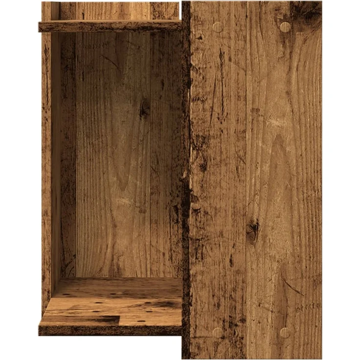 vidaXL Katzenklo Altholz-Optik 42x42x51 cm Holzwerkstoff 857749 – Bild 4