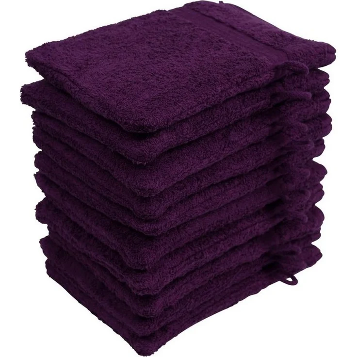 Hometex Premium Textiles Waschhandschuh in Premium Qualität 500 g/m², Feinster Frottier-Stoff 100% Baumwolle, (10er Set), weich, saugfähig, extra schwer & flauschig - TEST BILD TOP MARKE 2025 – Bild 1