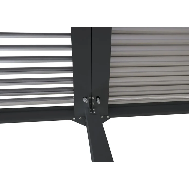 Mendler 'HWC-L41' Pergola ohne Seitenwände, Metall anthrazit, 3x6 m – Bild 4