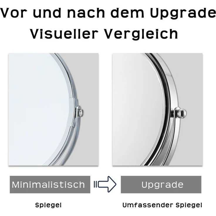 Schminkspiegel 10Fach Vergrößerung Spiegel Schminkspiegel Rasierspiegel Makeup – Bild 8