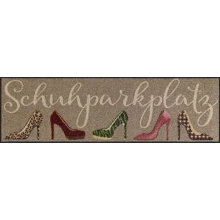 Salonloewe Fußmatte Salonloewe STILETTO PARKPLATZ Fußmatte Wohnmatte 30 x 100 cm, Rechteckig, Höhe: 7 mm, In- und Outdoor, waschbar bei 40° Grad und trocknergeeignet – Bild 6