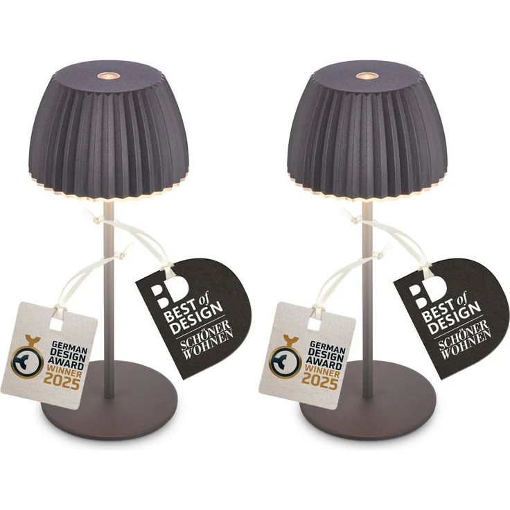 Briloner Leuchten LED Außen-Tischleuchte RIFFLE 7685025 – Bild 2