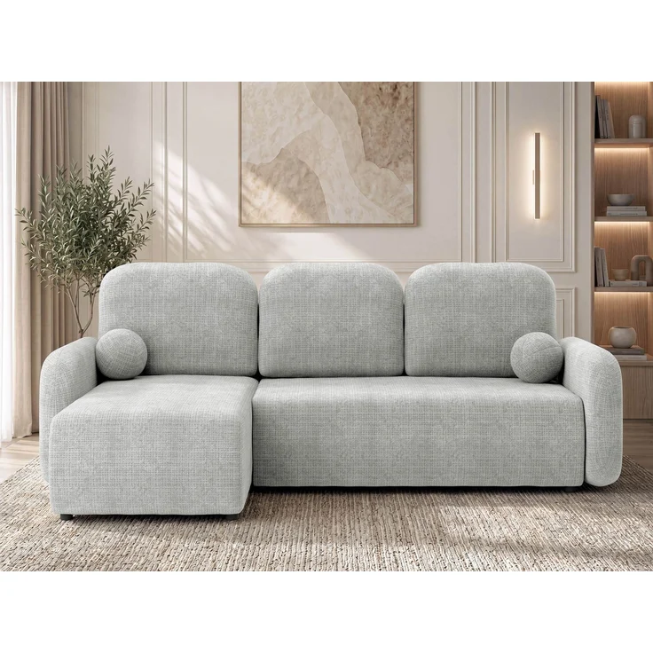 Mirjan24 Ecksofa Gizefa (Farbe: Crem 81), 89 x 147 x 233 cm – Bild 3