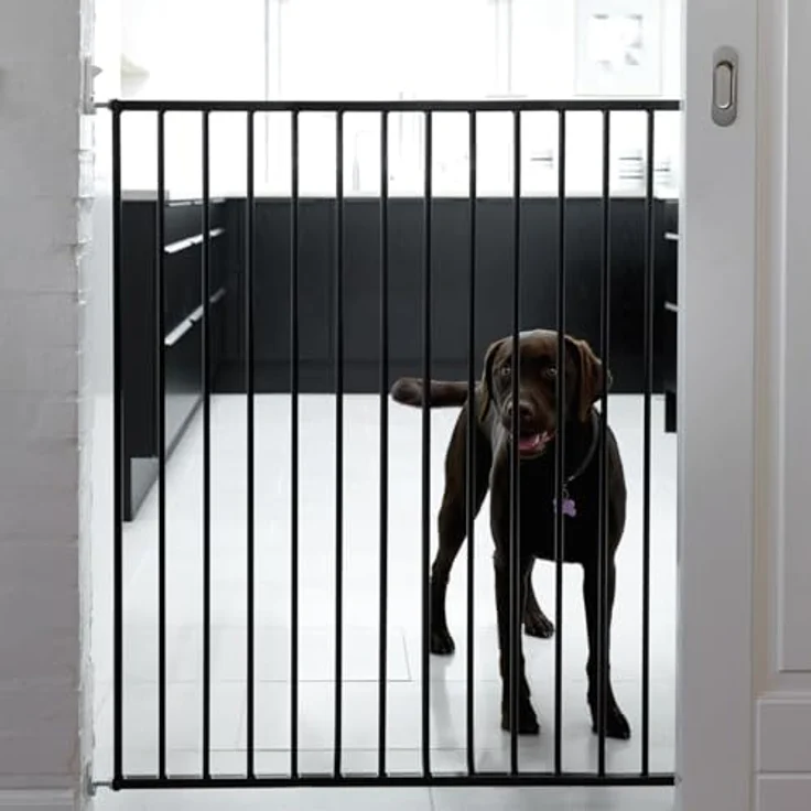 Bettacare Extra Hohes Schraubmontierte Haustier Safety Gitter, 62.5cm - 106.8cm, Schwarz, 103.5cm Hoch, Hundetreppe, Sicherheitsbarriere – Bild 9